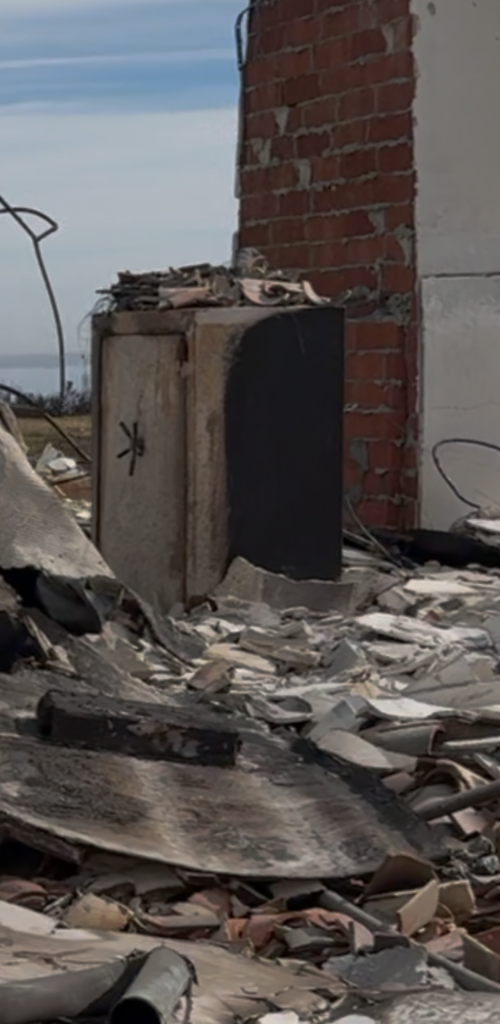 American Security Safe that Survived Malibu California Wildfire 