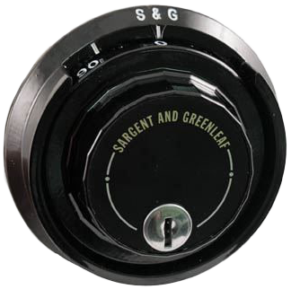 Mechanical Safe Lock with Key-Locking Spy-Proof Dial